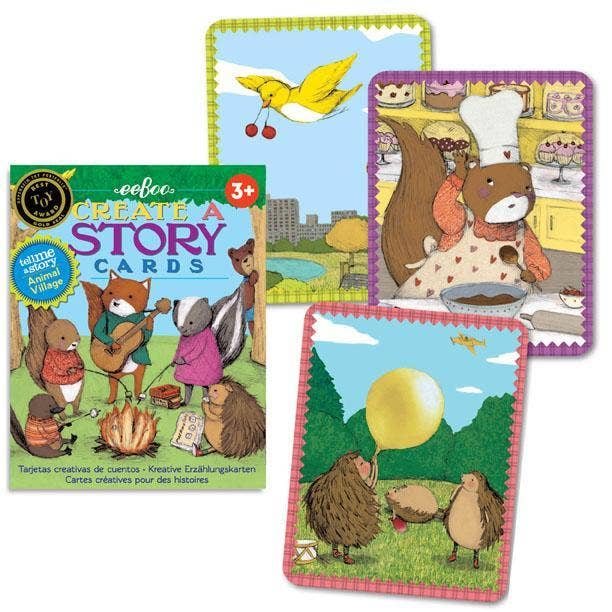 eeBoo - Wholesale Learning Cards - Kids & Baby - Animal Village Create a Story2