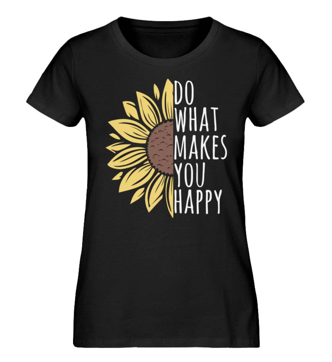GARTENFAN - Wholesale Screen Printed T-Shirt - Women's - What makes you happy - women's premium organic shirt4