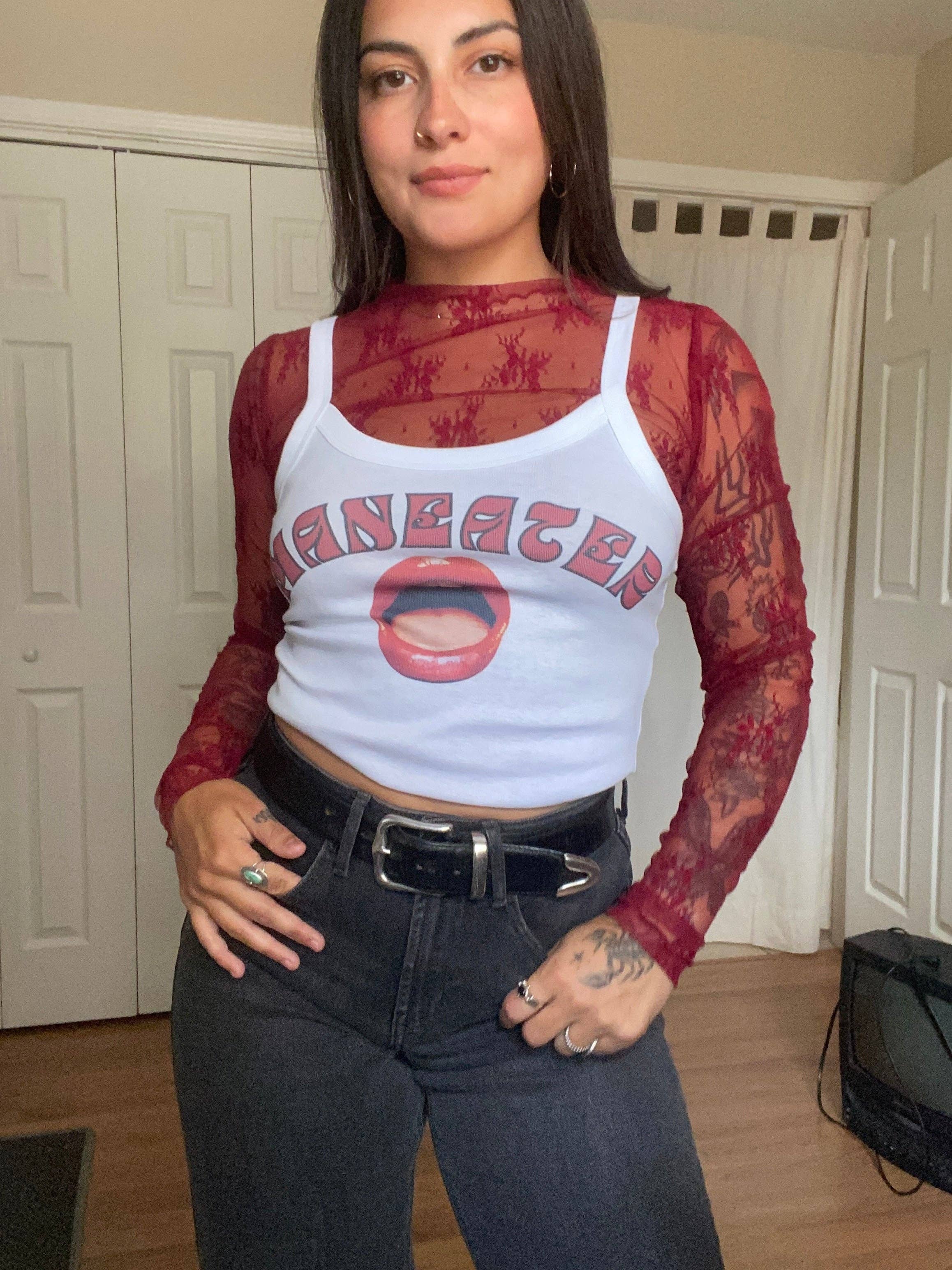 Bluebonnet Goods - Wholesale Tank Top - Women's - Maneater Strappy Tank2