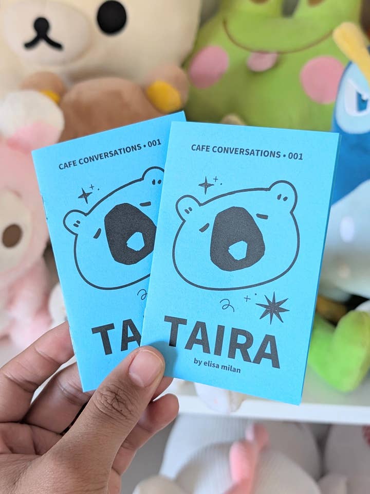 cafe conversations: taira mini zine (short story - slice of for wholesale by Helloelisamilan