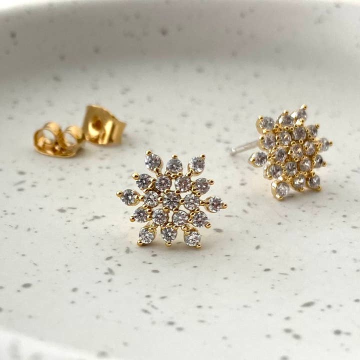 Snowflake Sparkle Earrings for wholesale by musthavemustget