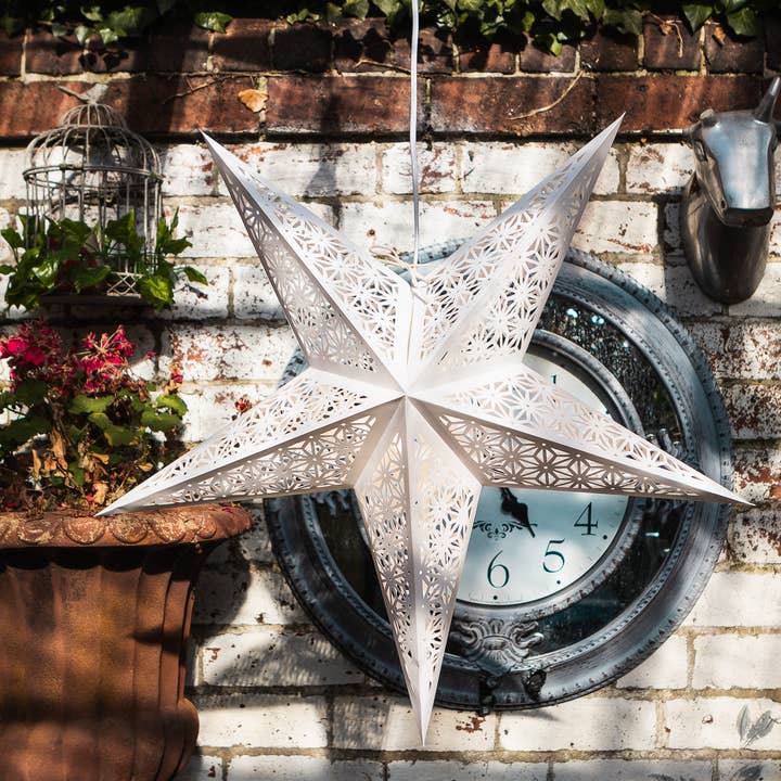 Paper Starlights - Wholesale Lampshade - Tiffany: White | Paper Star Lantern1