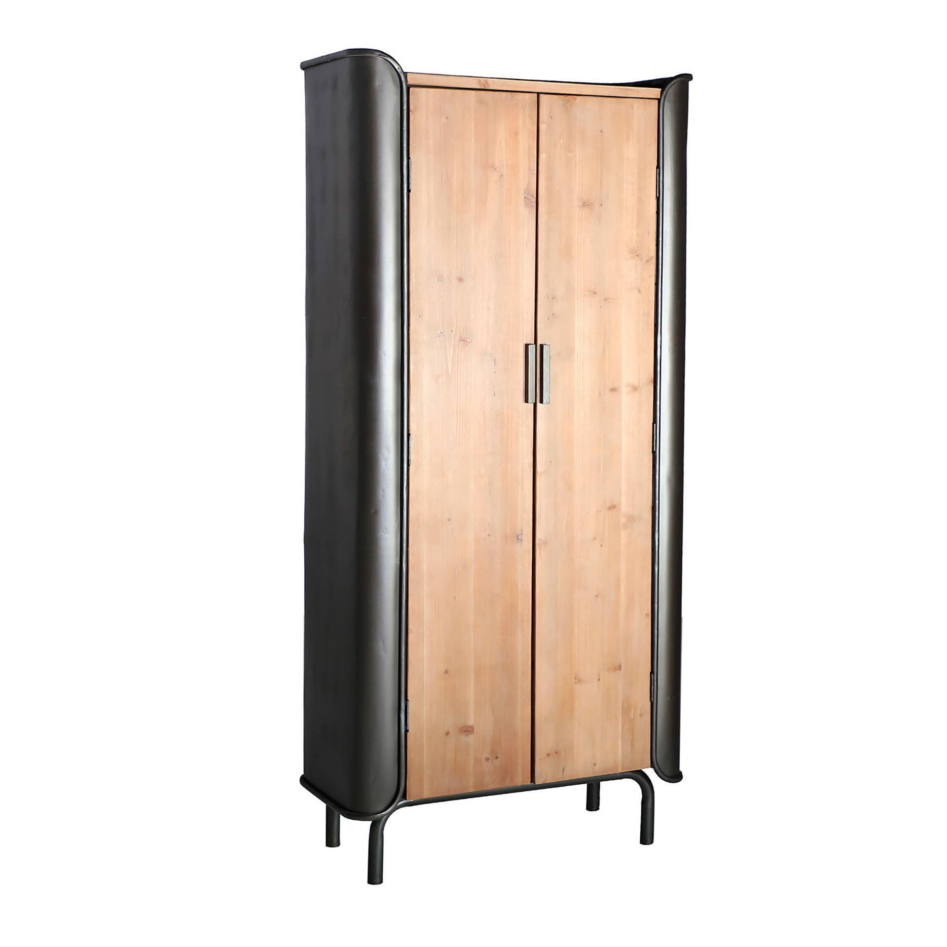 Kodu Home Design - Wholesale Cabinet - Briec Wardrobe, made of Fir Wood, in Gray/Natural Color1