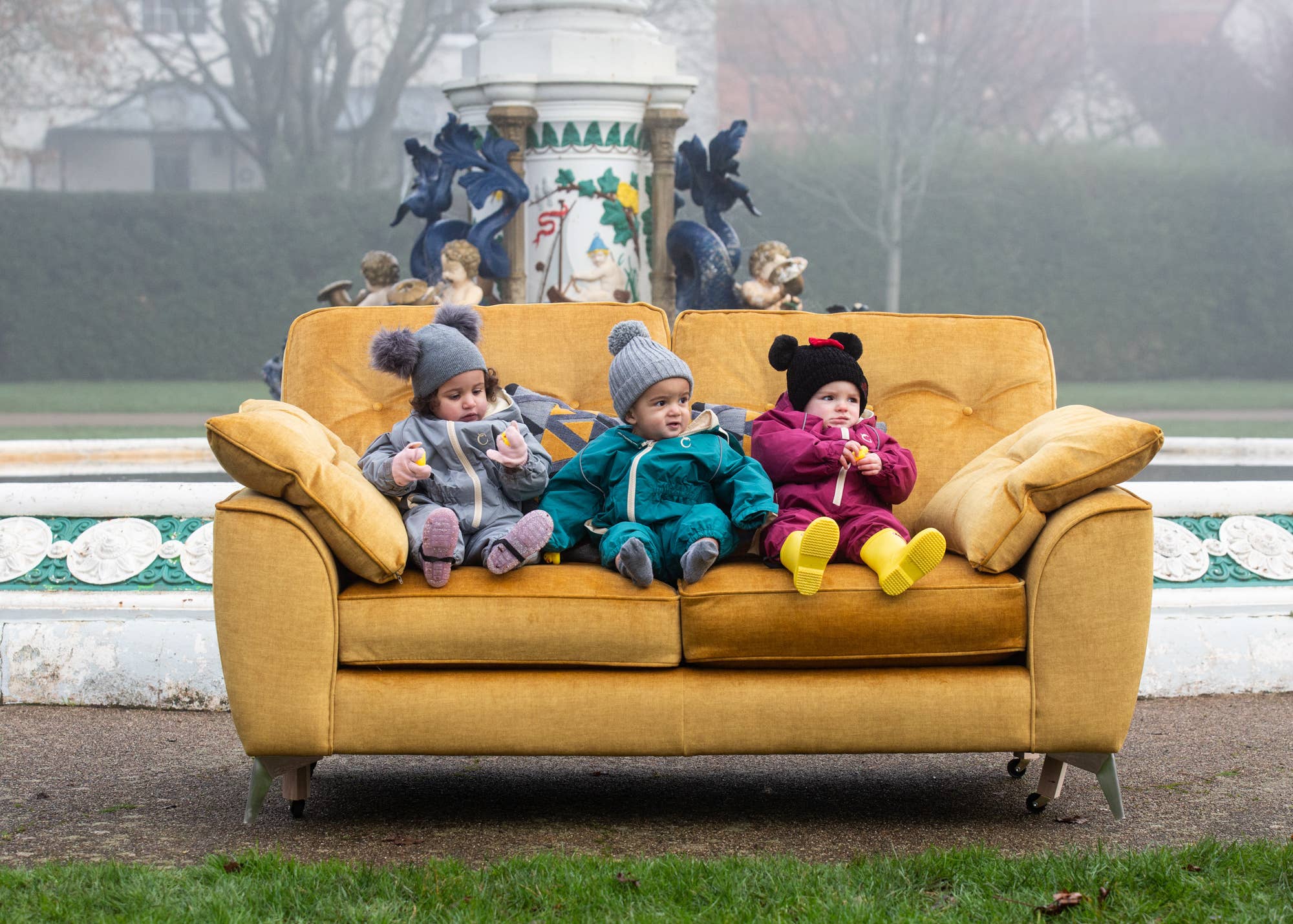 Hippychick – wholesale Jumpsuit – Kids – HC Waterproof Fleeced All-In-One Peacock Green 4-5 Years7