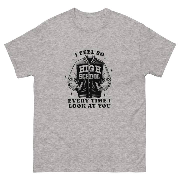Camiseta clásica unisex So High School para venta al por mayor de Chronic Crafts