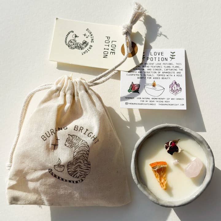 Love Potion Candle for wholesale by Burning Bright