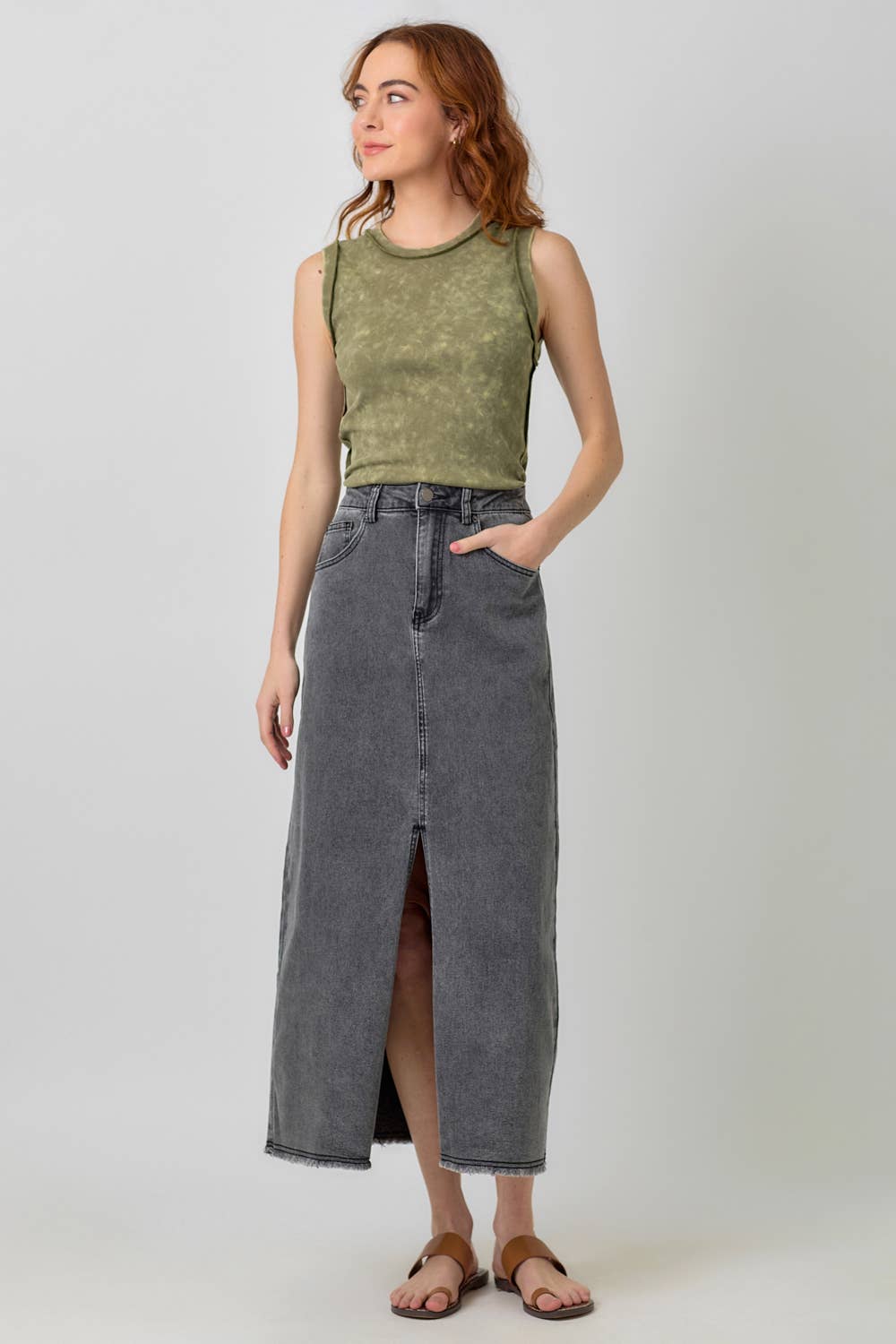 Mystree - Wholesale Tank Top - Women's - 60556 Exposed Seaming Ribbed Tank24