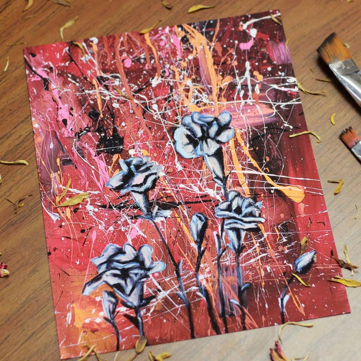 Rage & Light Abstract Print for wholesale by K.E. Antoloci