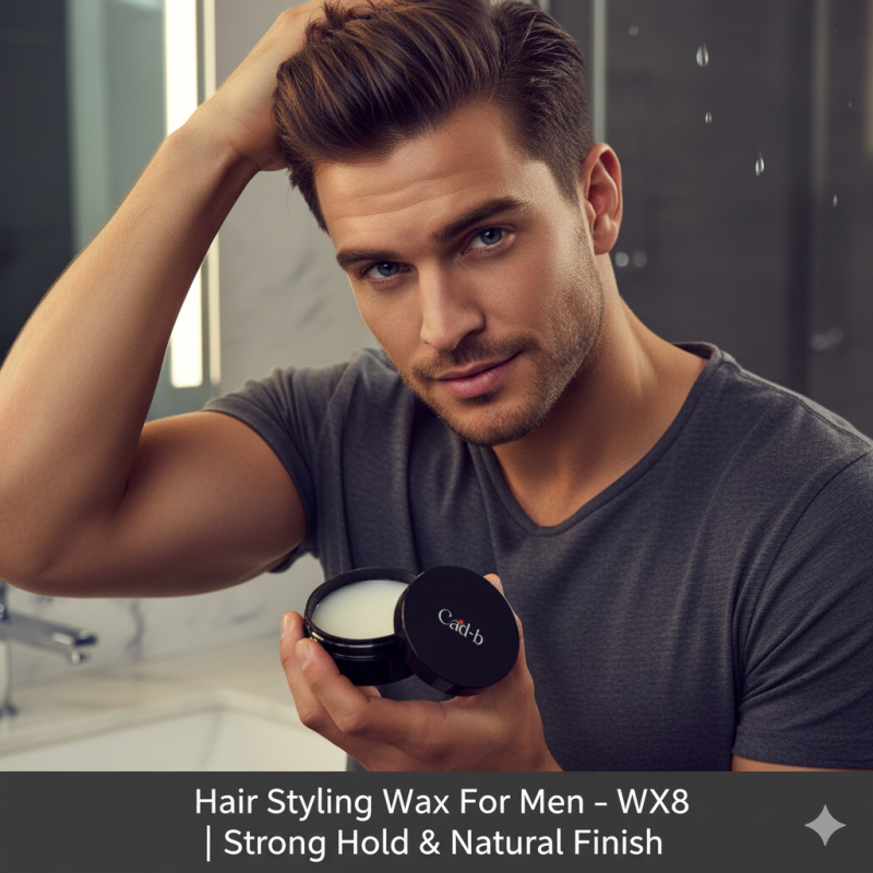 Cad-b – Großhandel Haarwachs – Herren – Haarstyling-Wachs für Männer – WX8 | Mittlerer Halt, Glanz-Finish & einfache Anwendung1