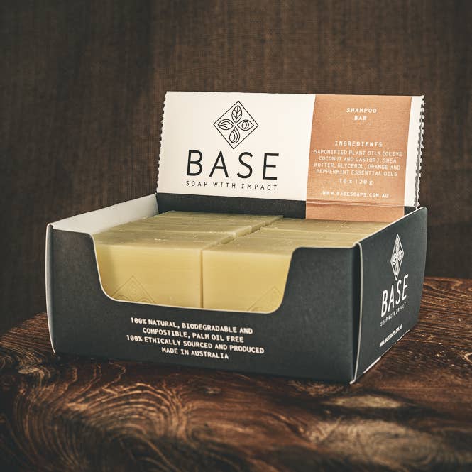 10 Bar Shampoo Pack for wholesale by Base Soaps