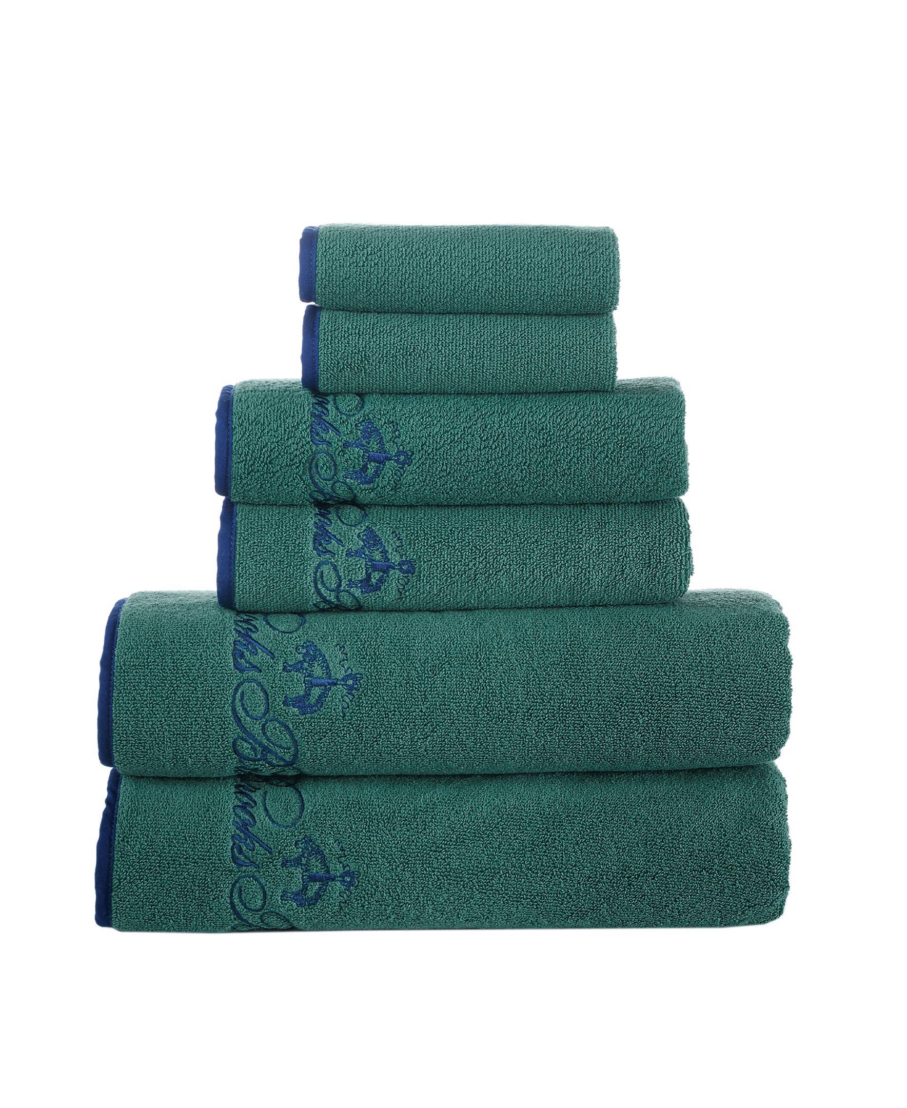 Brooks Brothers - Wholesale Towel Set - Brooks Brothers Contrast Frame 6 pcs Towel Set1