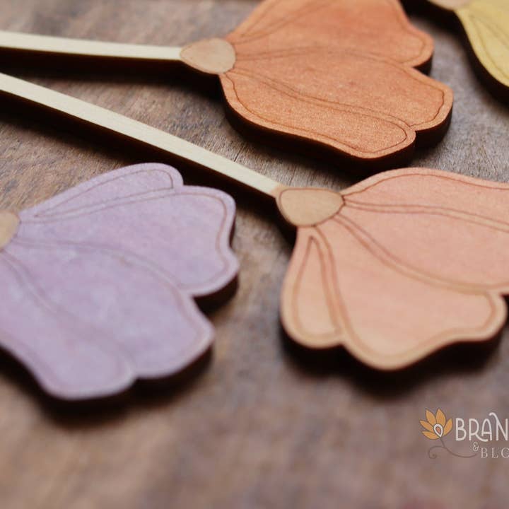 EcoWood Blooms - Wholesale Artificial Flowers - Eco Wooden Tulip Flower - Sustainable Natural Decor Gift5