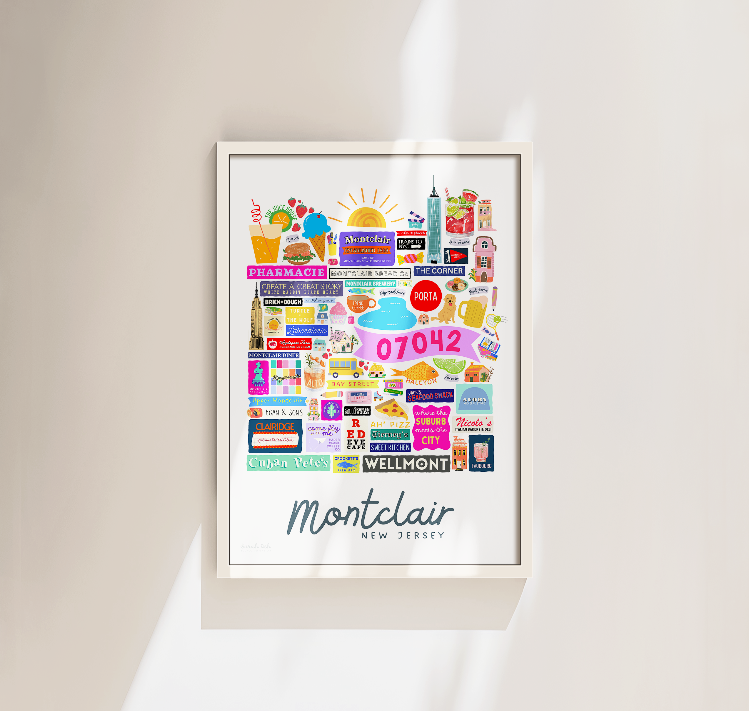 SochCo Designs - Wholesale Art Print - Montclair, NJ0