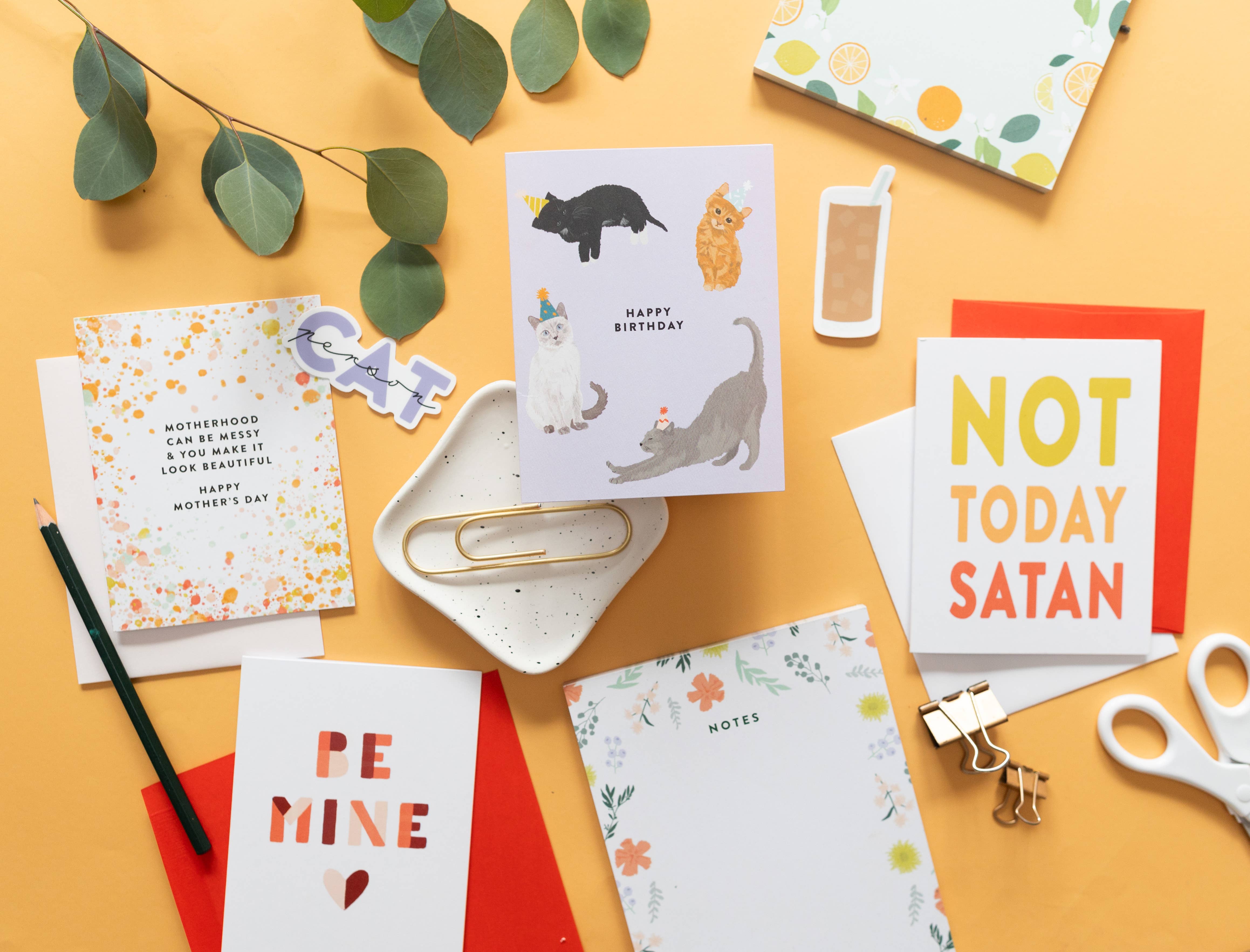 Joy Paper Co. – Engroshandel Fødselsdagskort – Party Katte Fødselsdag kort1