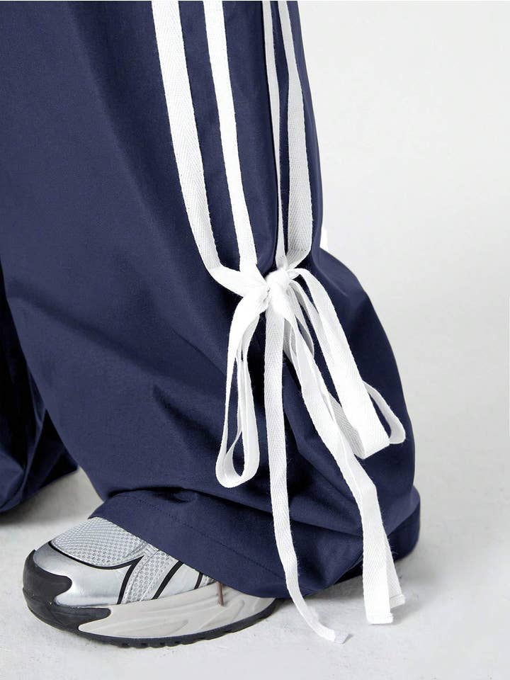 Queen Fashion - Wholesale Pants - Women's - tie waist bow decoration for sports and streetwear13