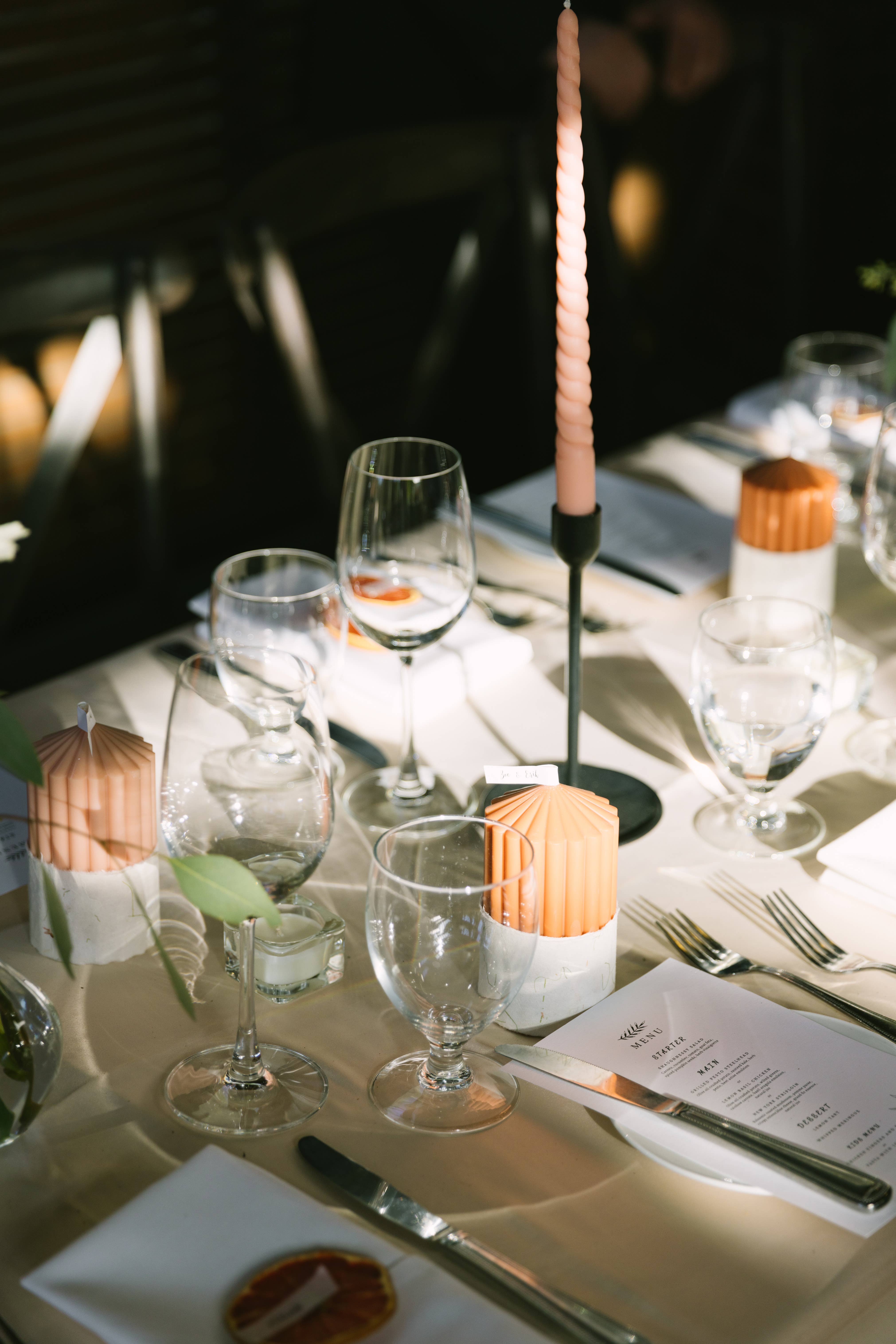 ZOETSTUDIO - Vendita all'ingrosso Candele cilindriche/candelieri - Set di candele a spirale in cera d'api e soia | 29,2 cm3