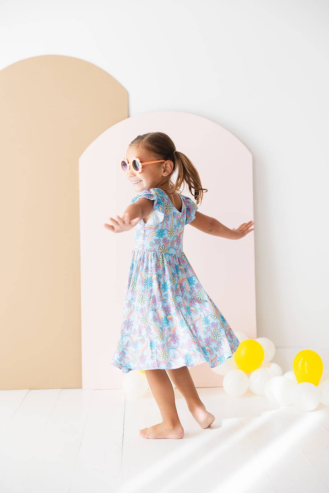 Charlie Lou Baby - Wholesale Dress - Kids - Twirl Dress | Groovy Fall After All8