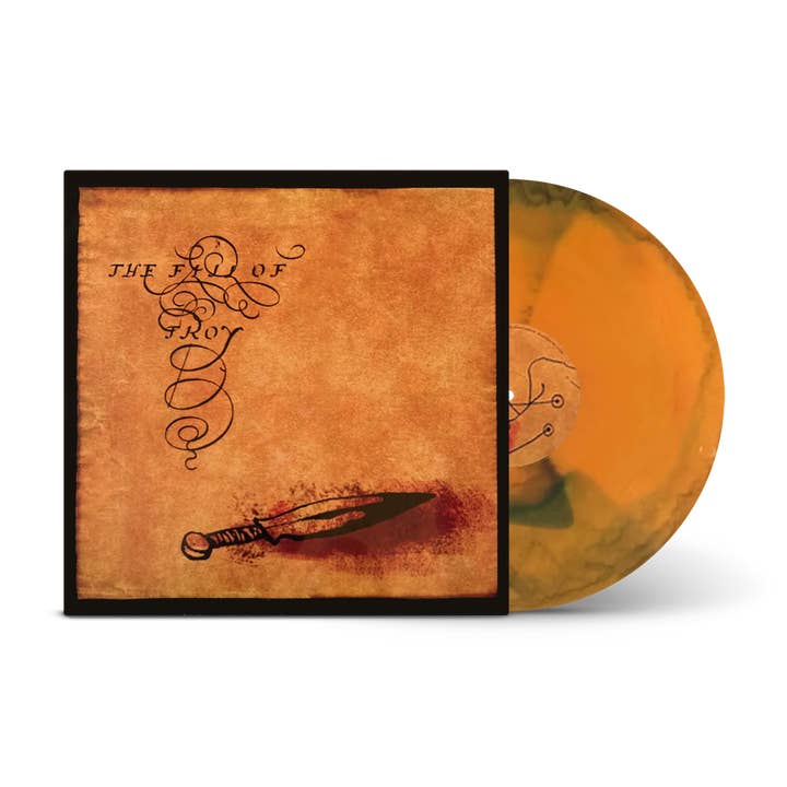 Der Fall von Troja Marigold & Schwarzer Marmor LP für den Großhandel von Rude Records