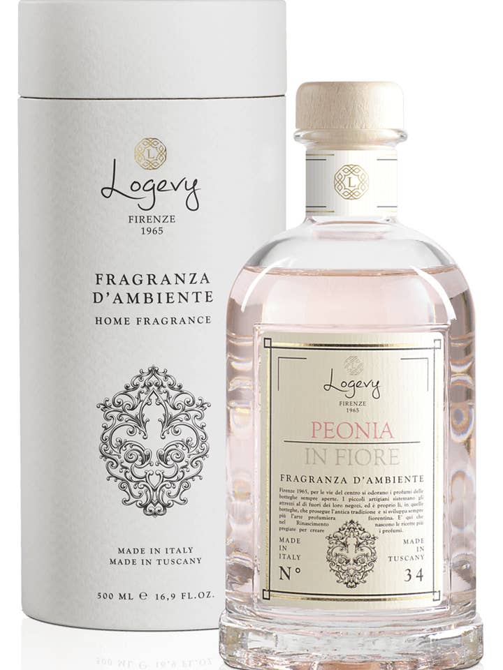 Home Fragrances Peonia in Fiore 250ml + Sticks for wholesale by Logevy Firenze 1965 - US