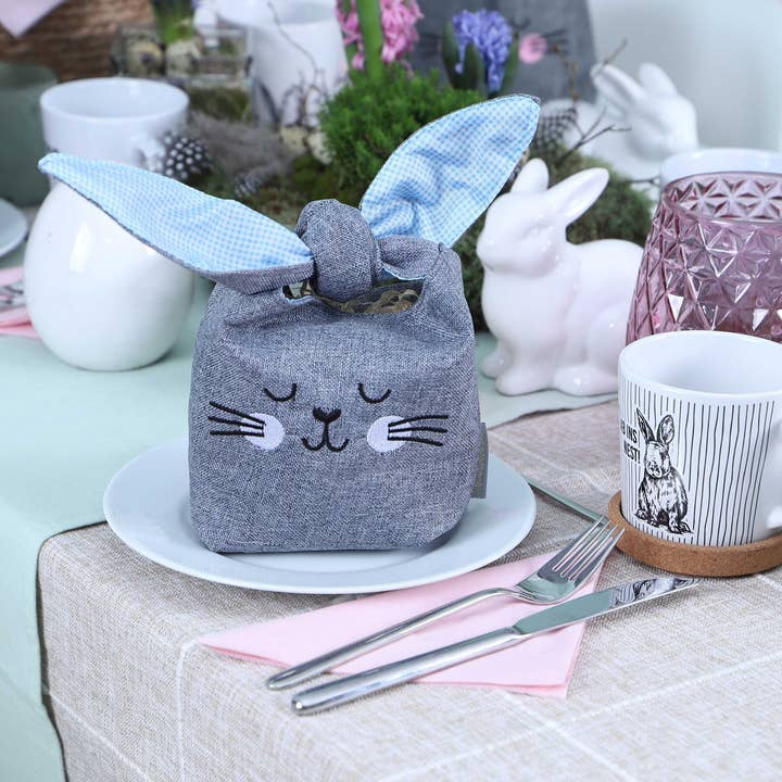 Papierdrachen - Wholesale Basket - Kids & Baby - Easter basket fabric ears - Set 1 - blue1