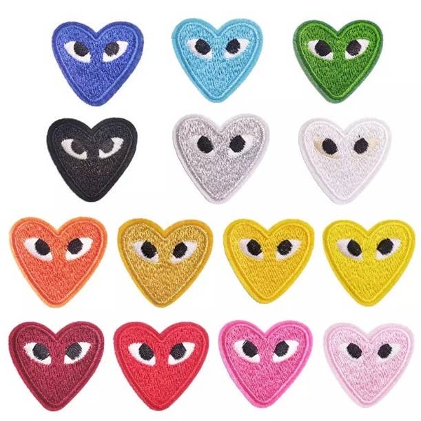 Parche termoadhesivo con cara de corazón para venta al por mayor de Dilworth Road