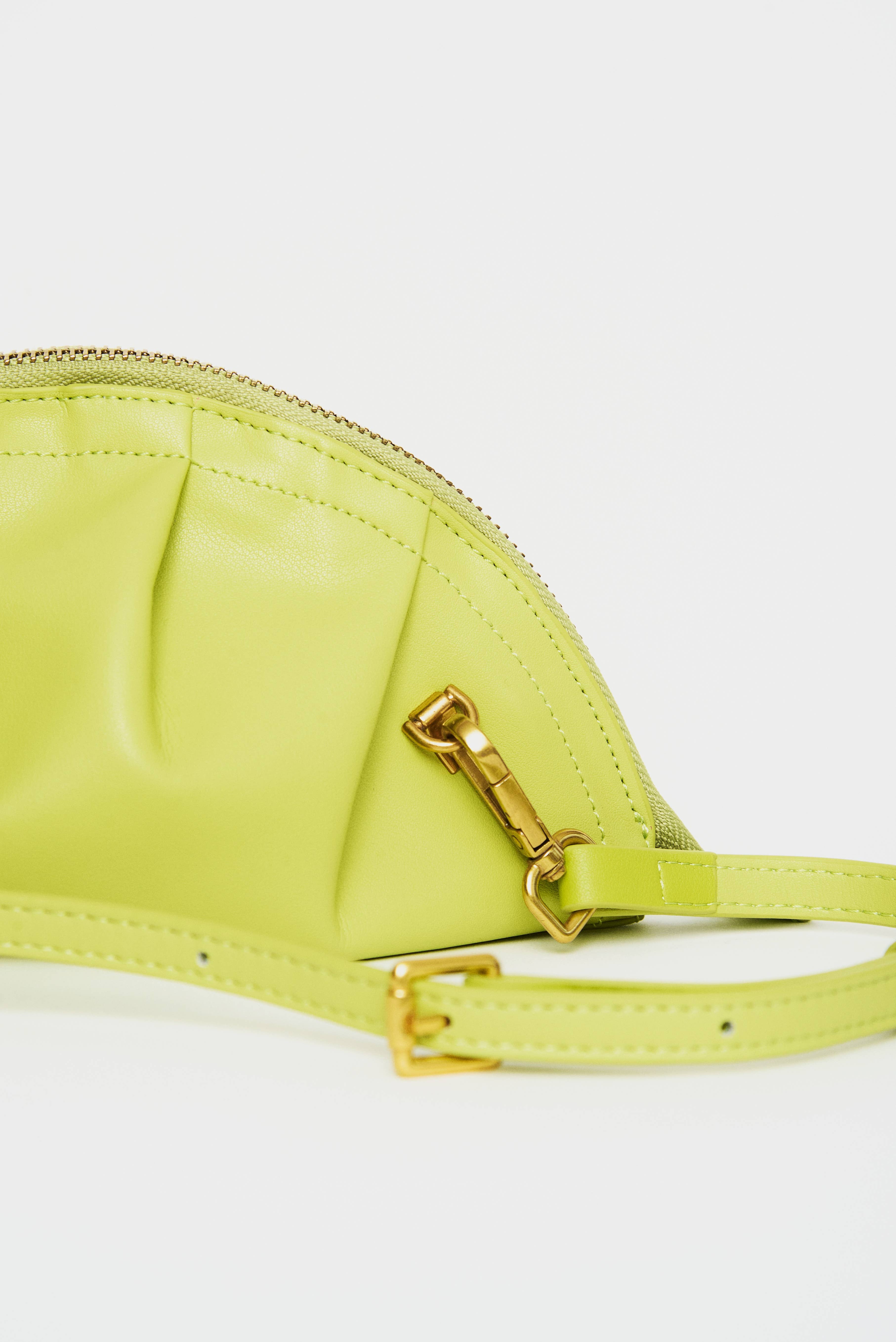 Yunyinrose - Wholesale Top Handle Bag - Women's - Lime green gyoza bag mini beef skin8