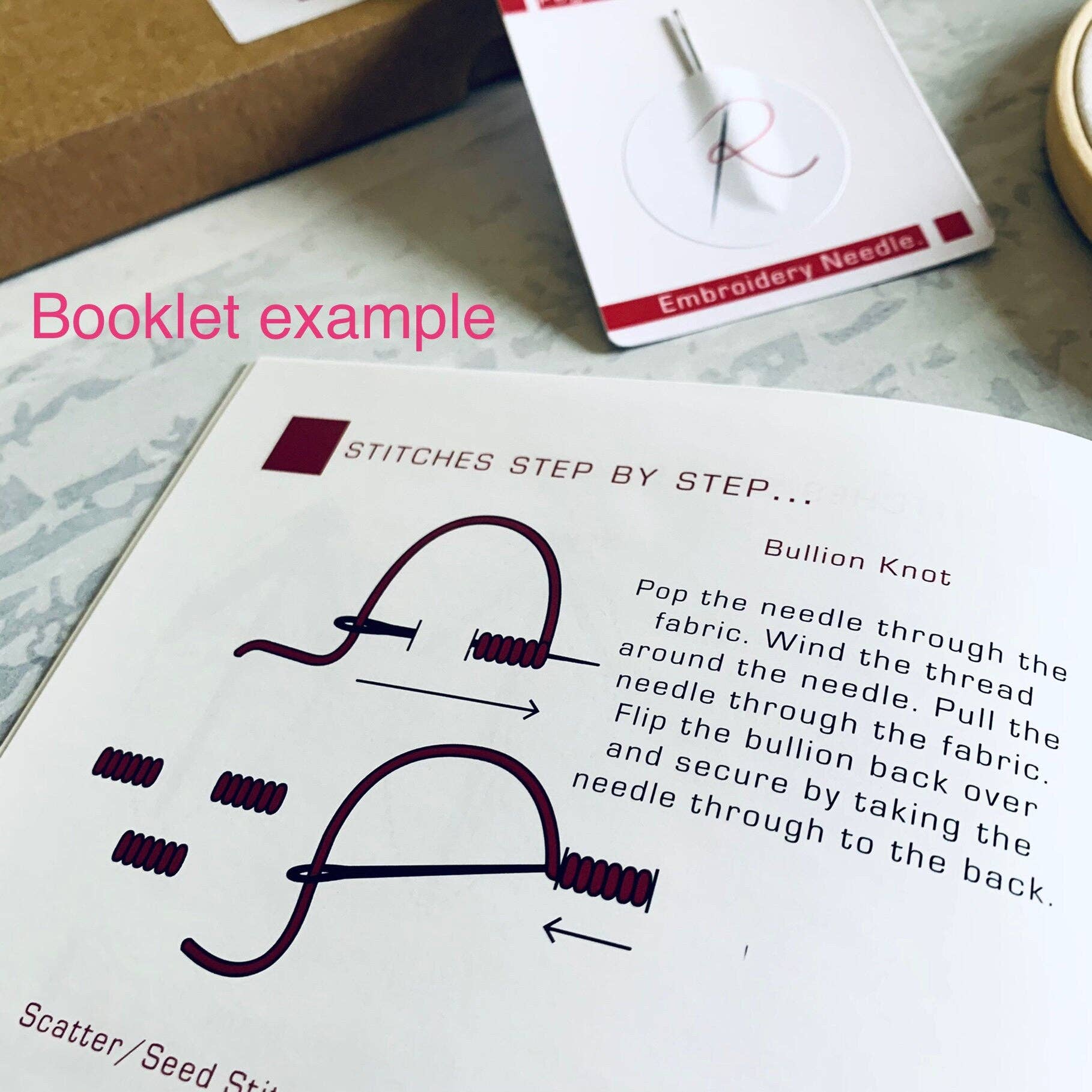 Rose Stitch Art - Vente Accessoire de broderie/point de croix - Kit de broderie Hérisson et Champignon - Artisanat DIY pour débutants pour la détente et la pleine conscience. Modèle de couture à la main Forêt d'hiver5