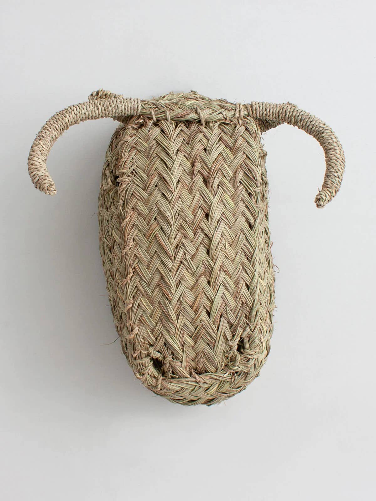 Mikwi - Vendita all'ingrosso Decorazione da parete 3D - Set di trofei finti a testa di animale in paglia intrecciata5