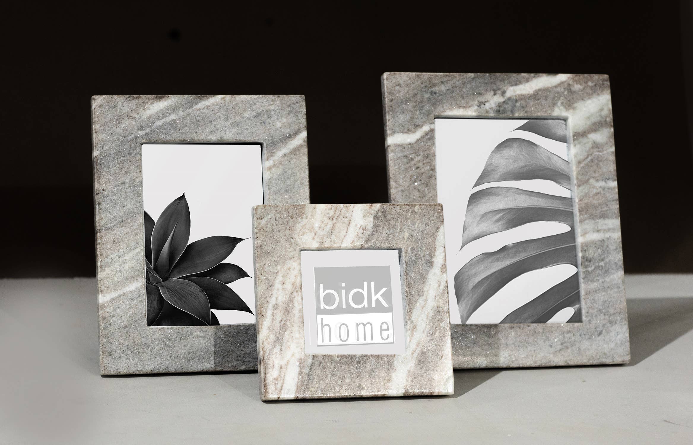 BIDKhome - Wholesale Picture Frame - Brown Galaxy Marble Picture Frame for 3" x 3"3