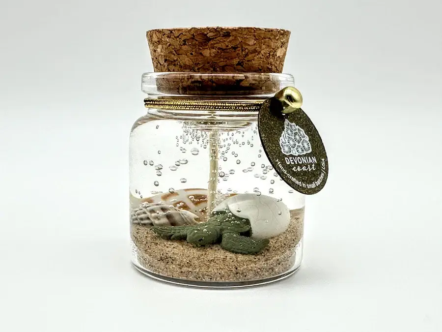 Devonian Coast - Wholesale Novelty Candle - Sea Turtle Hatchling Gel Candle – Mini1