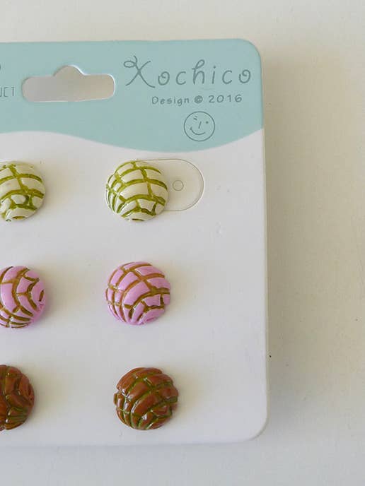 Pan Dulce Stud Earrings Multipack for wholesale by Xochico