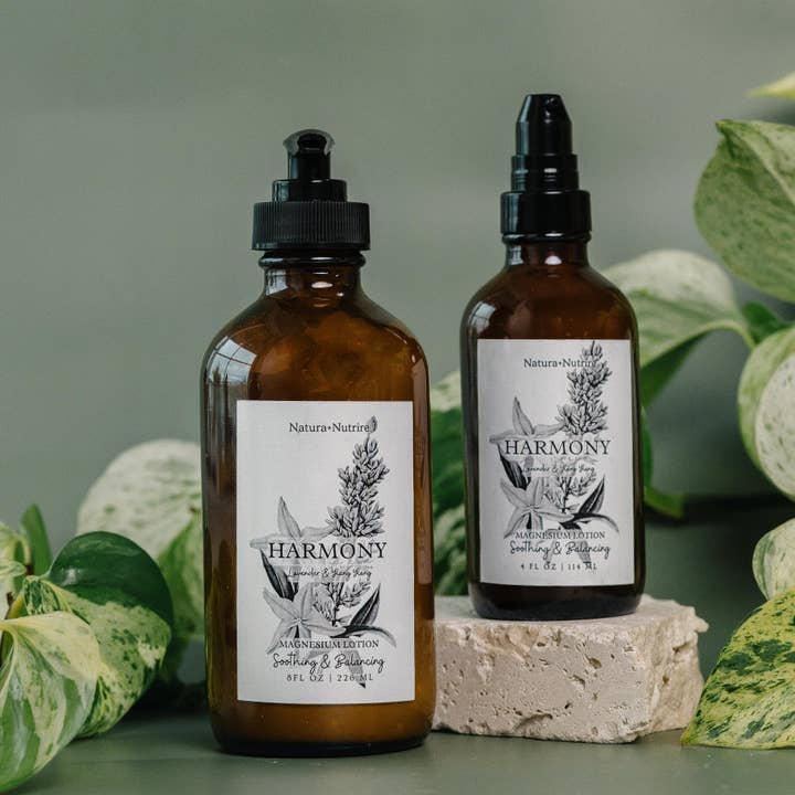 Harmony Magnesium Lotion for wholesale by Natura+Nutrire Botanical Skincare