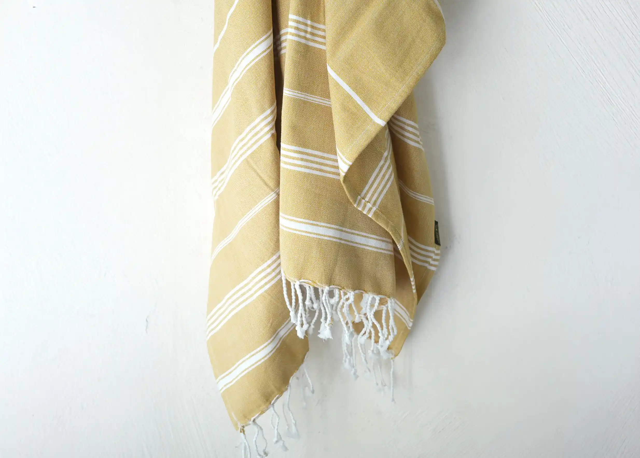 Karawan Authentic – wholesale Bath towel – ORGANIC COTTON FOUTA -HAMMAM Collection-Color GOLDEN YELLOW3