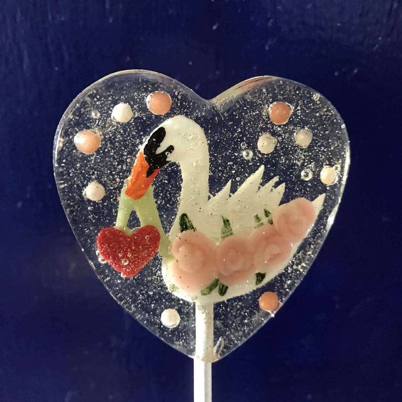 A Secret Forest - Wholesale Lollipop - Fondant Victorian Swan Lollipops1