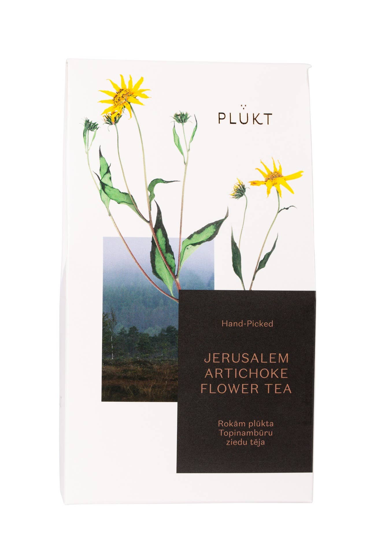 Plūkt - Venta al por mayor Tés saludables/desintoxicantes - Jerusalem Alcachofa Flor Té - Certificado de hierbas orgánicas