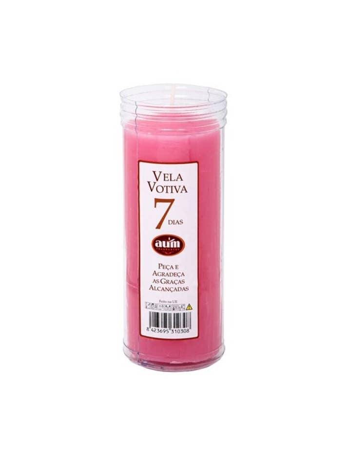 Votive Candle 7 Days Pink for wholesale by AUM Fragrances