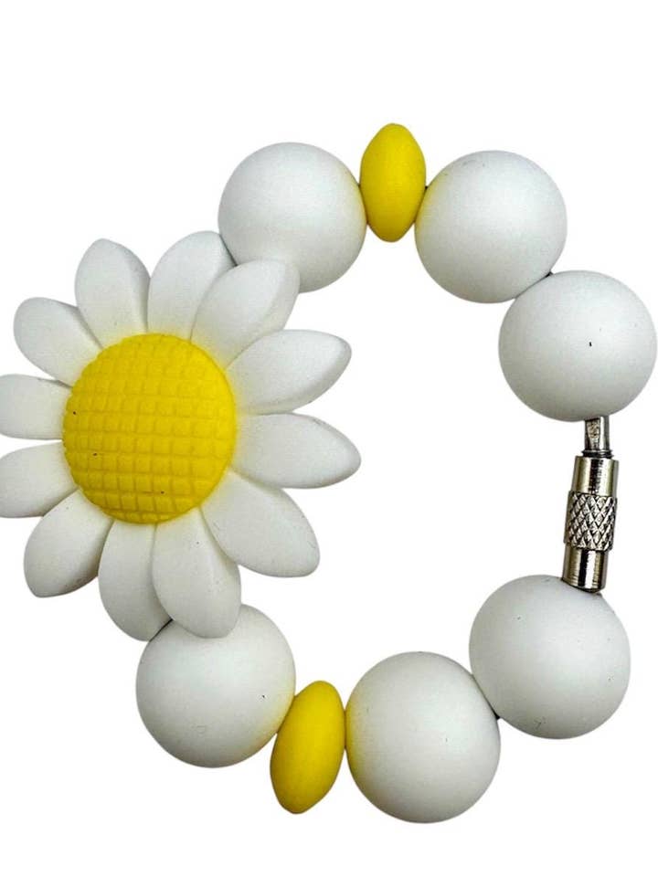 Flower Beaded Cup Charm - cup handle charm - tumbler charm - accessories for wholesale by ASAP Craft Supplies