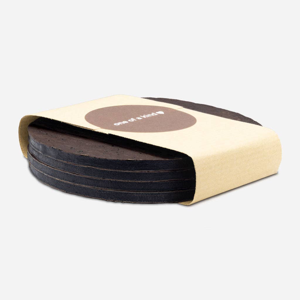 Corkor - Wholesale Coasters - Round Coasters - Set of 4 units Cork2