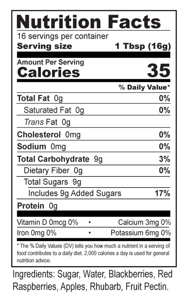 Cooper's Mill - Wholesale Jam/Jelly - Bumbleberry Jam - Half Pint1