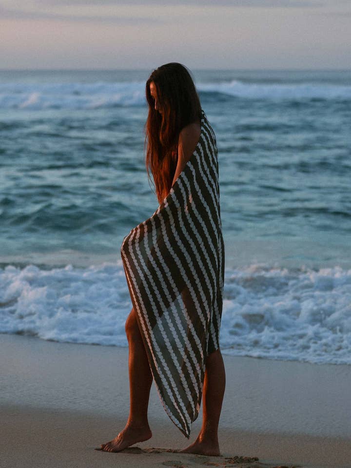 Tag Aloha Co. - Wholesale Swim Cover Up - Women's - Pikake Lei Pareo1