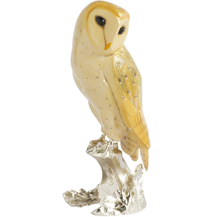 Barn Owl Decorative Ornamental Bird Wildlife Figurine for wholesale by Nature's Realms
