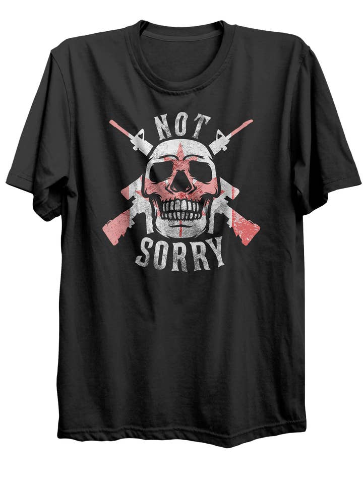 Camiseta militar canadiense «Not Sorry» para venta al por mayor de Canada for Victory