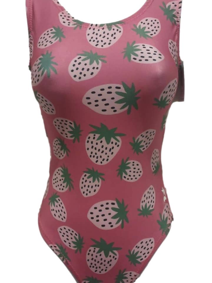 Fresh Strawberries Gymnastics Leotard for wholesale by Foxy's Leotards