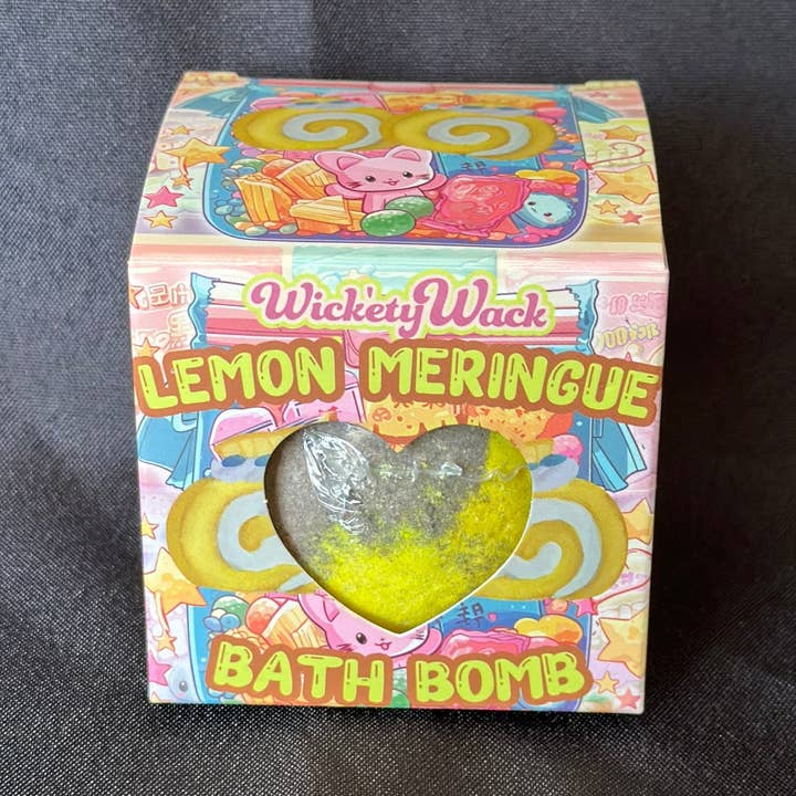 Lemon Meringue Bath Bomb for wholesale by Wickety Wack Candles