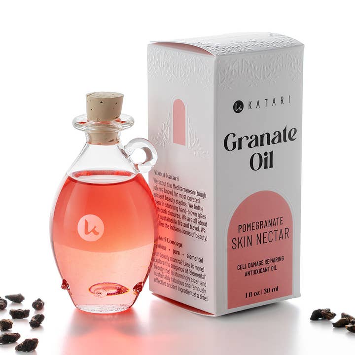 Katari Beauty – wholesale Bad- och kroppsolja – Granatäpplefröantioxidant C-vitamin rent bad/kroppsolja