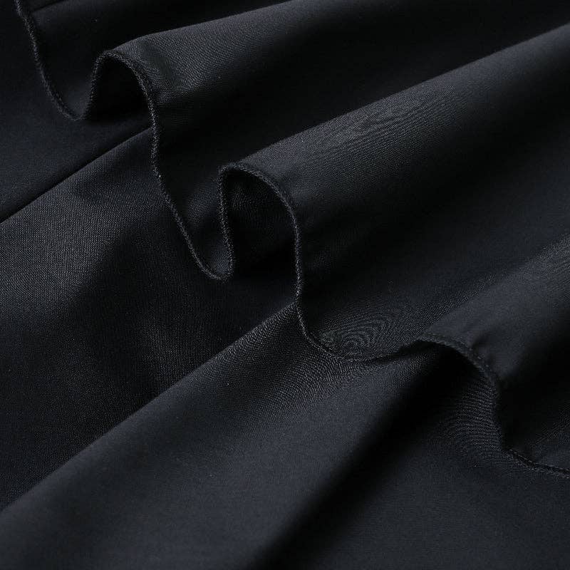 UZ Wholesale Store - Venta al por mayor Falda - Mujer - Elegante falda en forma de A con volantes y cintura alta de color liso16