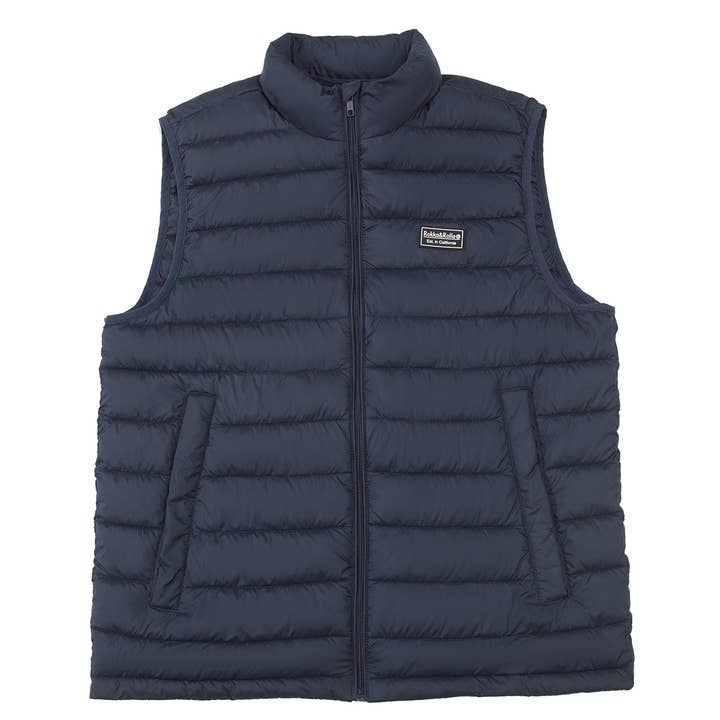 Rokka & Rolla - Wholesale Outerwear Vest - Men's - Men's Packable Puffer Vest Warm Sleeveless Jacket3