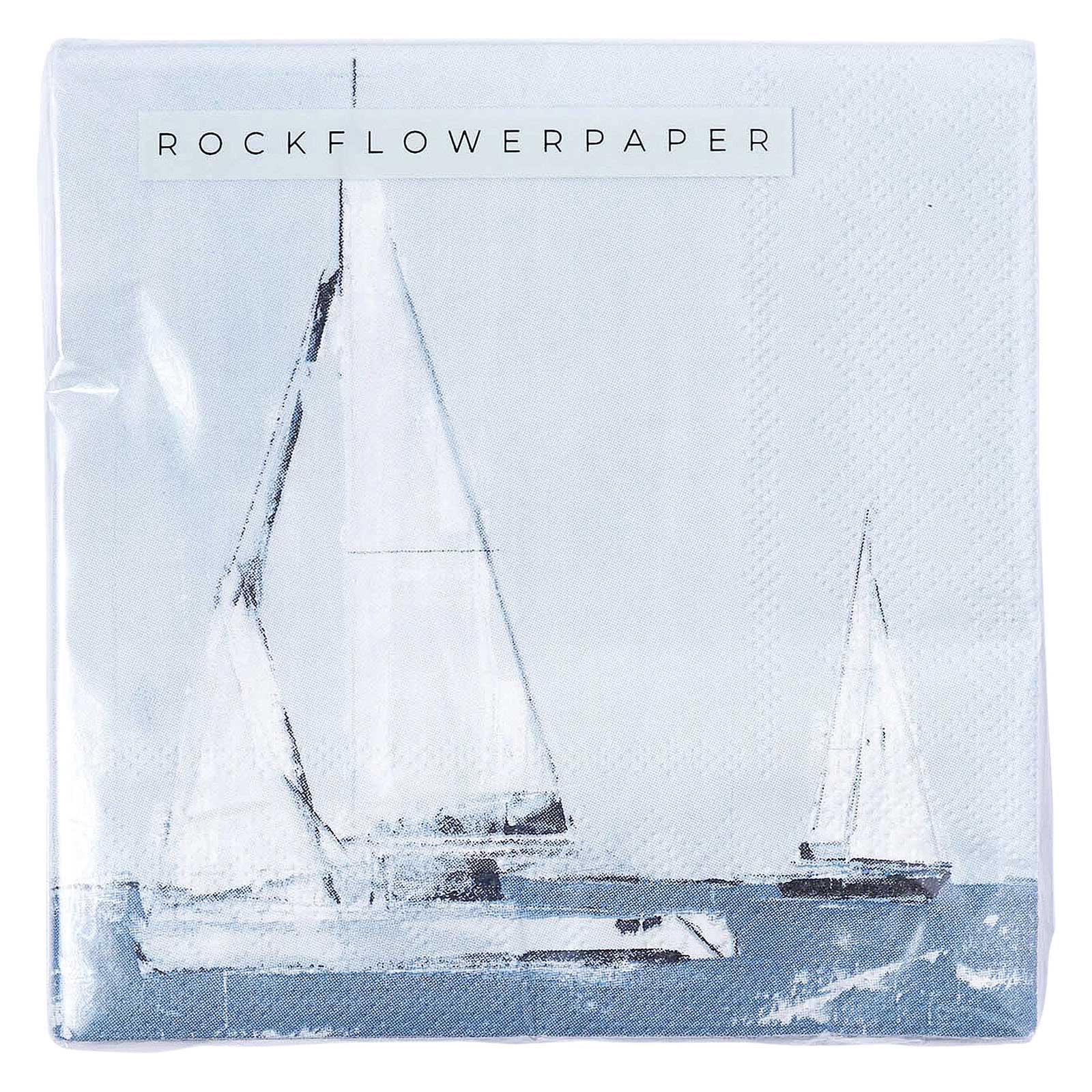 rockflowerpaper - Wholesale Disposable Napkin - Sail Away Paper Cocktail Napkins (Pack of 25)3