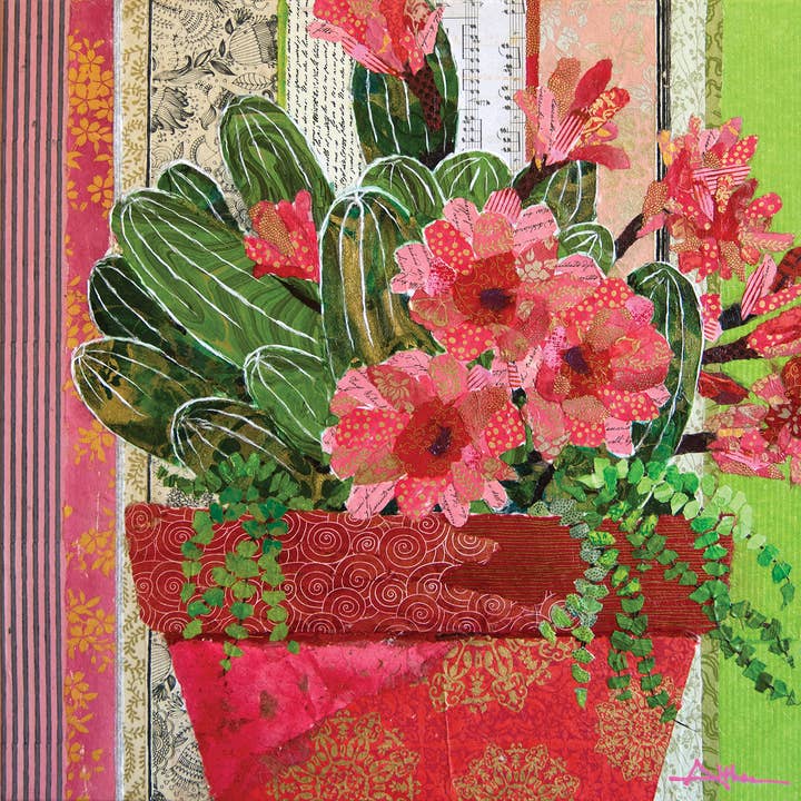 "The More, the Merrier!" Archival Matted Collage Art Print for wholesale by Art Althea