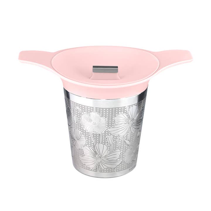 Monista Tea Co. - Wholesale Tea Strainer/Infuser - Tea Infuser Basket - Pink
